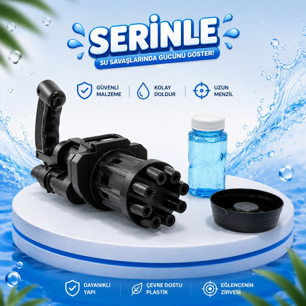 Mini Gun Köpük Tabancası | SINIRLI ADET