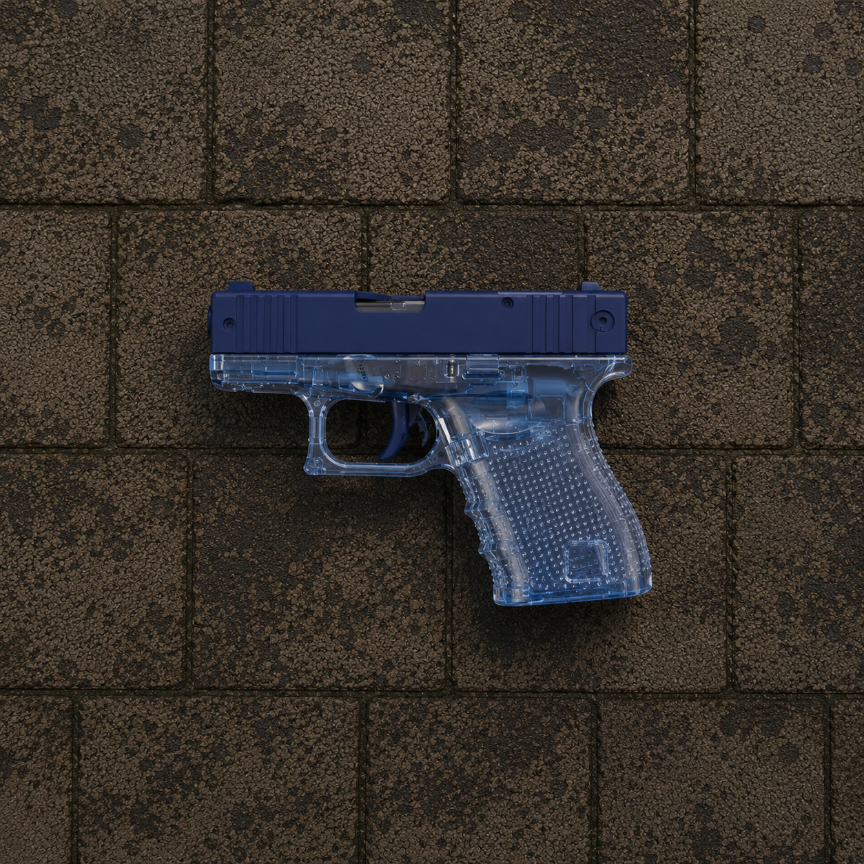 Glock | Şeffaf Mavi Su Tabancası – Otomatik Basınçlı Güçlü Su Atışı